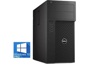 Dell Precision T3620 Gaming PC i5-6500 16GB SSD + HDD DVD GTX 1650 USB 3.0 W10 - Picture 1 of 7