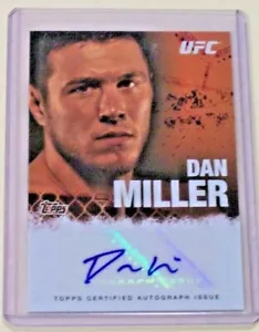 Topps UFC Serie 4 2010 autógrafo Dan Miller - Imagen 1 de 1