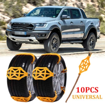 Cadenas de nieve antideslizantes de emergencia antideslizante para Ford F-150 F-250 F350 Foto 1 de 4