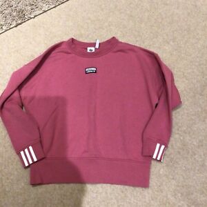 urban outfitters adidas sweatshirt sz 6 oversize Hardly Worn Muted Pink