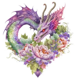 DRAGON (25) CROSS STITCH PATTERN - Picture 1 of 2