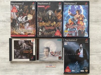 SONY PS 1 2 Akumajo Dracula X & Castlevania & Vampire Legend & Panic Constantine - Image 1 of 4