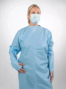 15 SAGE Disposable Isolation Dental Medical Personal Protection Gowns PPE - Picture 1 of 9
