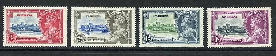 St Helena SG124/7 1935 Silver Jubilee M/M Cat 35 libras Foto 1 de 1