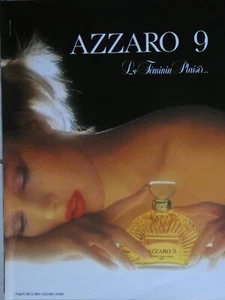 PUBLICITÉ DE PRESSE 1988 PARFUM LORIS AZZARO 9 LE FÉMININ PLAISIR - Picture 1 of 1
