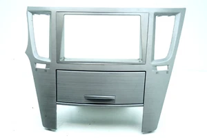 2010-2012 SUBARU LEGACY FRONT CENTER DASH RADIO BEZEL TRIM W/ STORAGE TRAY OEM - Bild 1 von 8