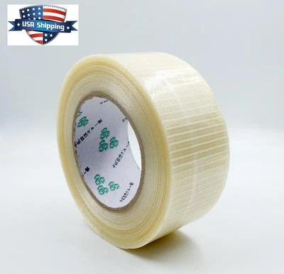 HobbyUnlimited Bi-Directional Fiberglass Filament Strapping Tape 2in x 55yds