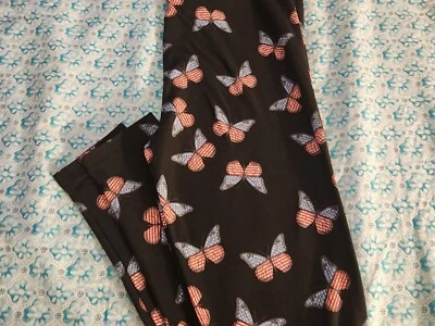 NUEVO LuLaRoe OS Leggings Mariposa BANDERA Estrellas Militares EE. UU. Ley Patriótica de Veteranos Foto 1 de 3