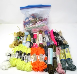 Vintage Lot Darice, Needloft and Unbranded Craft Cord and Craft Yarn - Picture 1 of 8