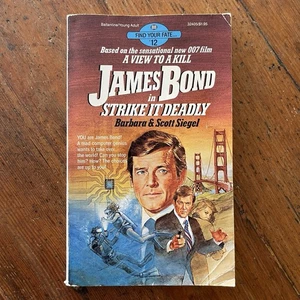 James Bond In Strike It Deadly (1985) Find Your Fate #12 Siegel 1st Print PB - Picture 1 of 9