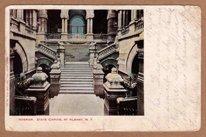 State Capitol Innenansicht Albany New York 1905 UDB Postkarte - Bild 1 von 2
