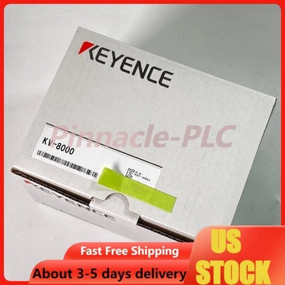 KEYENCE KV-8000 Programmable Controller PLC CPU Unit Module New  US Free TAX - Image 1 of 3