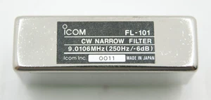 ICOM FL-101 CW Narrow Filter 9.0106MHz (250Hz/-6dB) Excellent Cond. - Picture 1 of 12