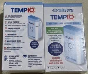 Paquete de 2 sensores de temperatura y humedad WiFi TEMPIQ - monitoreo en tiempo real basado en aplicaciones - Imagen 1 de 4