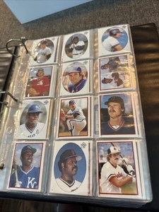 1983 Topps LOT OF 304 Baseball Album Stickers MINT In Binder Gold Foil All Stars - Picture 1 of 16