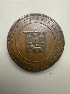 1811 - 1815 Two Penny Piece 2 Pence Norwich - Robert Blake N#81715 - Picture 1 of 4