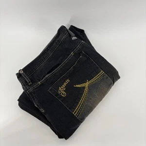 Vintage 00er Akademiks Jeanius Jeans Gr. 46 bestickt Baggy Hip Hop Y2K RN.0100964 - Bild 1 von 20