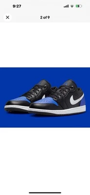 Nike Air Jordan 1 Low Game Royal Negro Blanco 553558-042 Zapatos para Hombre NUEVOS M 11 Foto 1 de 4
