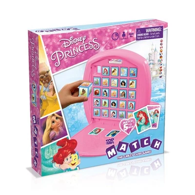 Top Trumps Match Disney Princess Board Game, Play with Cinderella, Snow White an - Image 1 of 4