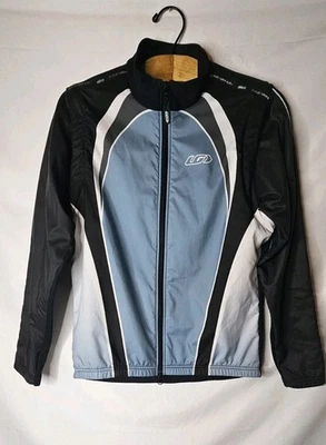 LG Louis Garneau Cycling Jacket Womens Medium Black Zip Up Back Pocket  - Image 1 of 4