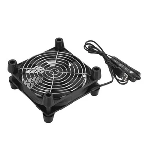 120mm Computer Case Fan 3 Speed Adjustable USB Power 5V CPU Cooling Fan Porta FY - Afbeelding 1 van 24