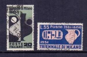 ITALY 1951 ART EXHIBITION ( 2 ) SG793-4 FINE USED CAT £69 - Picture 1 of 2