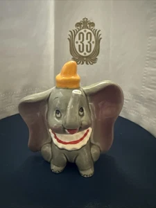 Vintage Walt Disney Productions Dumbo Elefant Figur grau gelb Japan - Bild 1 von 5