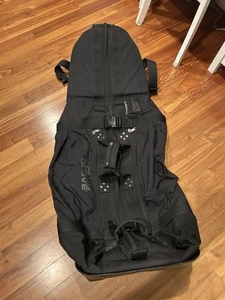 THE ORIGINAL CLUB GLOVE BURST PROOF ROLLING GOLF TRAVEL BAG, BLACK - Picture 1 of 5