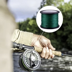 4 Strands Ligne De Pêche Anti- Tresse Fil Corde En Eau Salée - Foto 1 di 12