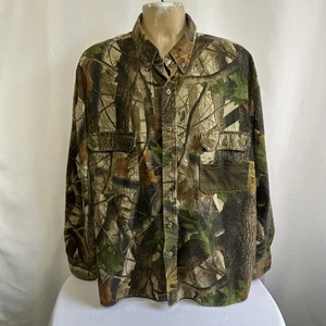 Vintage Liberty Realtree Camouflage Men's 2XL Button Up Hunting Shirt - Picture 1 of 8