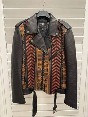 Chaqueta de cuero para mujer Etro colección pasarela Foto 1 de 4
