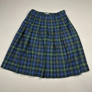 Falda Pendleton Vintage Para Mujer 34-36” Cintura Vacaciones Smith Cuadros Tartán Plisado - Imagen 1 de 5