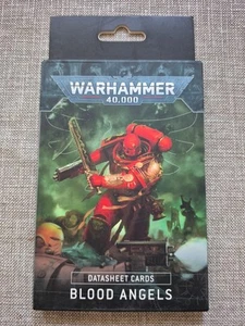 Cartas Hoja de Datos: Ángeles Sangrientos 10ª Edición Warhammer 40K Nuevo Envío y Envío Gratis - Imagen 1 de 2