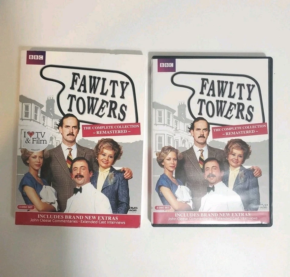 Fawlty Towers: Complete Remastered Collection DVD 3 Disc Set BBC 2015 - Imagem 1 de 4
