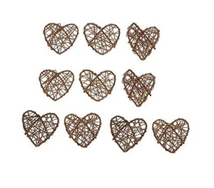 10pcs Heart Rattan Ball DIY Takraw Ball Craft Decor Photo Shooting Props for  - Picture 1 of 8