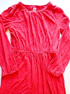 Girls Dress Gap Kids XXL Red Polka Dot Long Sleeve Casual 2XL - Picture 1 of 19