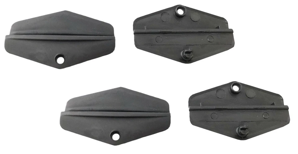 4 件车窗导轨夹前门适用于 1980 年至 1992 年通用 BUICK CADDY OLDS PONTIAC — 第 1/1 张图片