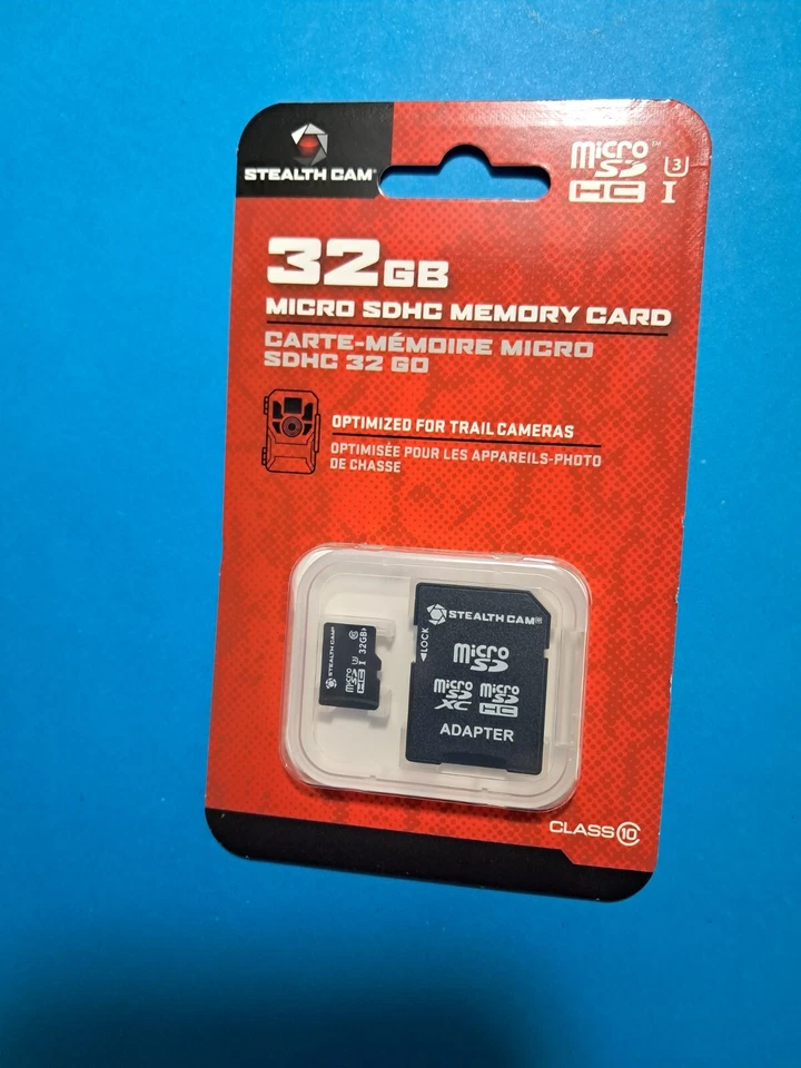 NEW - STEALTH CAM 32GB Micro SDHC Memory Card. 10 Speed Class - Free ShipN! - Image 1 of 1