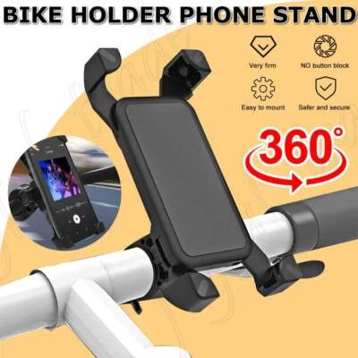 360° Rotation Bike Phone Holder Handlebar Mount For Motorcycle Bicycle MTB New - image 1 of 4