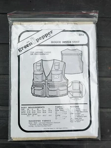 The Green Pepper Inc Rogue River Vest Sewing Pattern - Picture 1 of 2
