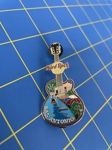 HARD ROCK CAFE San Antonio Texas Riverwalk Sammlerstück Gitarren-PIN - Bild 1 von 2