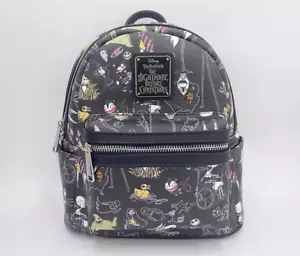 Disney Loungefly Mini Backpack Nightmare Before Christmas Tim Burton's TV Movie - Picture 1 of 4