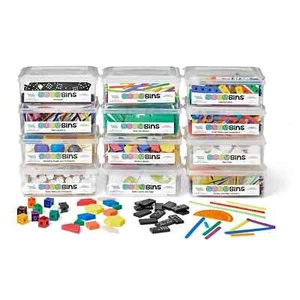 Hand2mind STEM Bins Essential Kit, Set of 12 STEM Bins - Picture 1 of 10