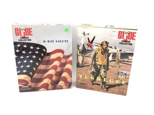 2 GI Joe Classic Collection Tuskegee Fighter Pilot D-Day Salute WWII Forces 1996 - Picture 1 of 18