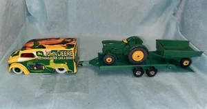 Hot Wheels Dairy Delivery John Deere Tractor Hay Trailer It’s A Custom, Hot Girl - Picture 1 of 20