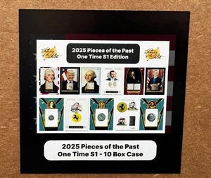 2025 Pieces Of The Past One Time S1 Factory Sealed 10 Box Case Relic Auto Coins - Picture 1 of 8