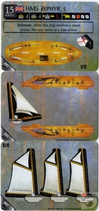 Wizkids Pirates Pocketmodel - HMS Zephyr (Ship) PotMI 047 U - Picture 1 of 1