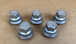 Flange Nut for Alcoa Wheels, Silver, pn. M22X1.5 (Lot of 5) - Picture 1 of 8