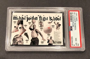 Michael Jordan Spike Lee 1991-92 Nike Flight School #6 PSA 8 NM-MT - Picture 1 of 2