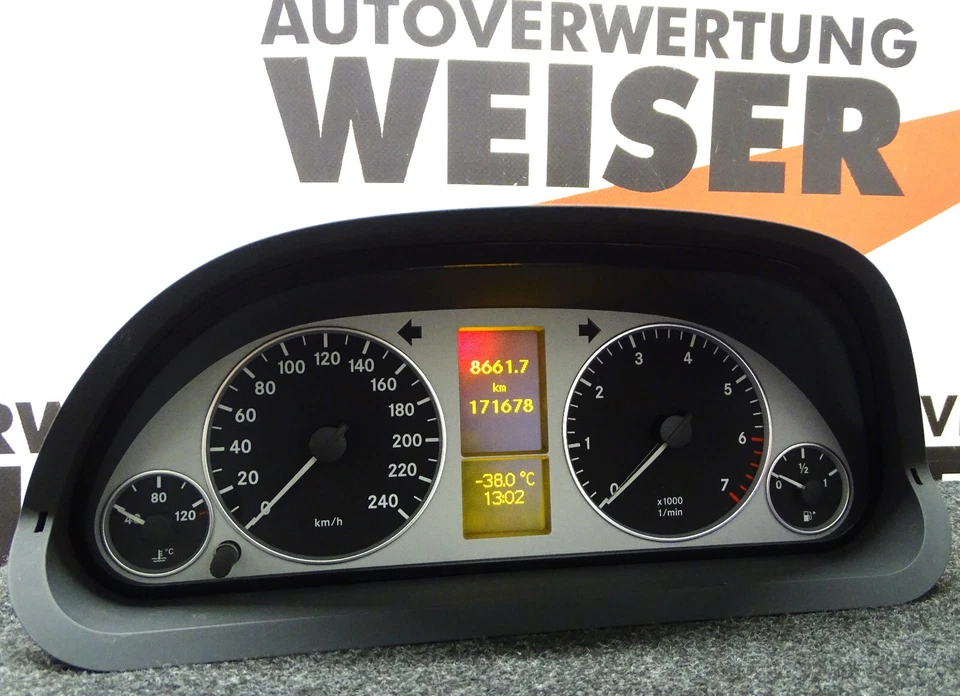 Tacho Kombiinstrument MERCEDES B-180 W245 Bj08 171.678km 1694403211 0263643414 - Bild 1 von 4